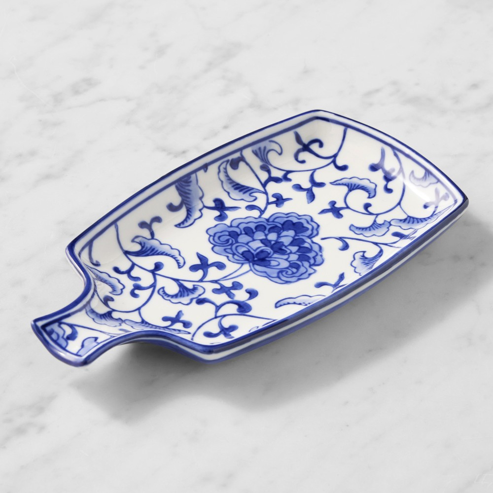 Chinoiserie Porcelain Spoon Rest | Williams-Sonoma