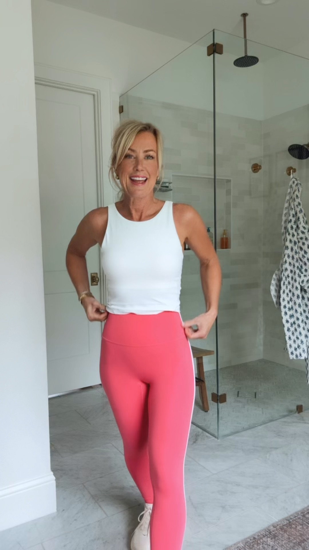Love these NEW Amazon workout sets! So flattering, great colors, and fun styles for summer. 
Sizes: Small 

#LTKootd #LTKSeasonal #LTKOver40