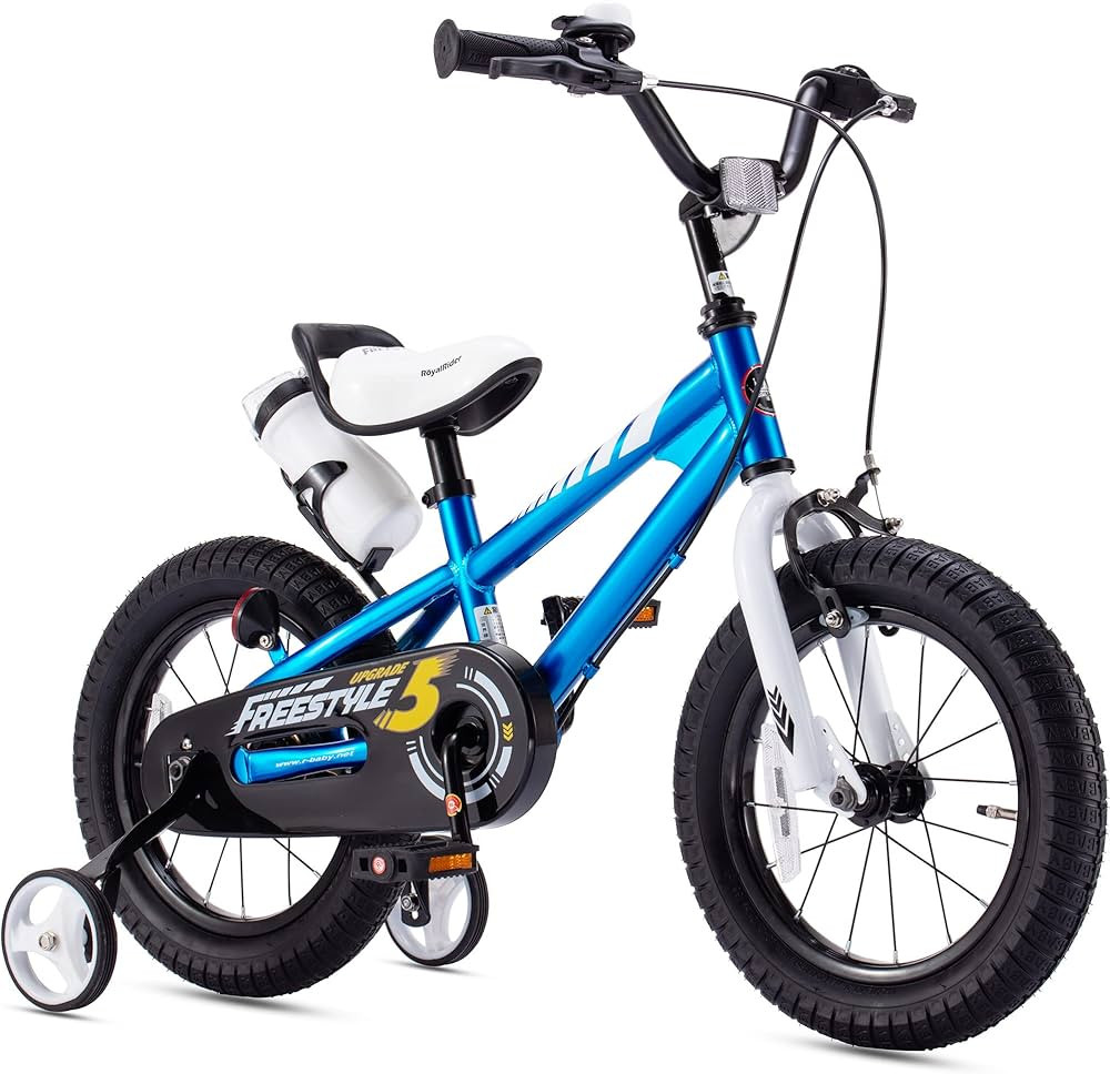 Royalbaby Freestyle Outdoor Children's Bicycle Dual Handbrakes Sporty Kid Bike with Training Whee... | Amazon (US)