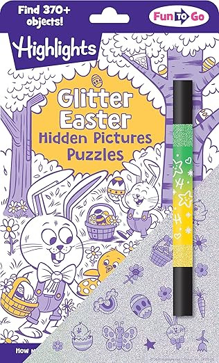 Glitter Easter Hidden Pictures Puzzles: Over 370 Hidden Objects in Festive Easter Puzzle Book Fea... | Amazon (US)