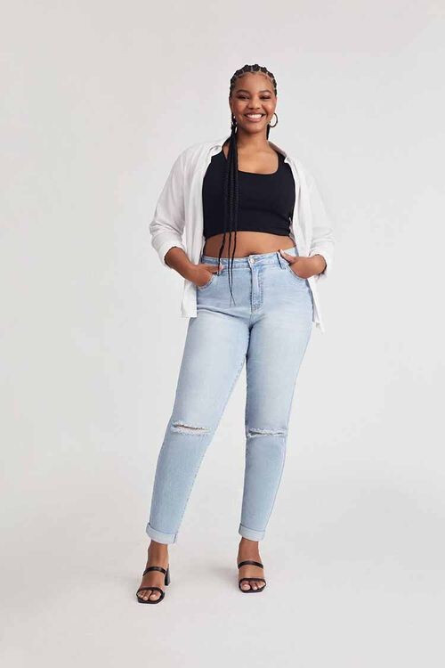 Plus Size Premium Boyfriend Jeans | Forever 21 (US)