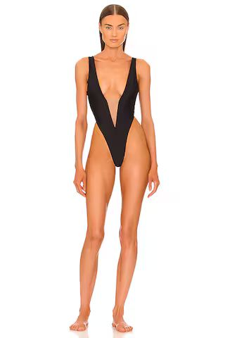 Michael Costello X REVOLVE Lex One Piece in Black from Revolve.com | Revolve Clothing (Global)