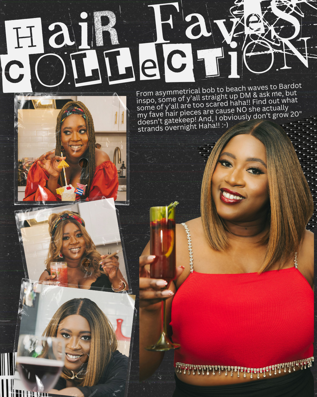 From asymmetrical bob to beach waves to Bardot inspo, some of y’all straight up DM & ask me, but some of y’all are too scared haha!! Find out what my fave hair pieces are cause NO she actually doesn’t gatekeep! And, I obviously don’t grow 20" strands overnight Haha!! :-) 

 