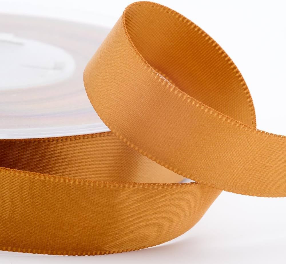 Italian Options Satin Ribbon, 10mm Wide x 25 Metre Roll, Antique Gold | Amazon (UK)