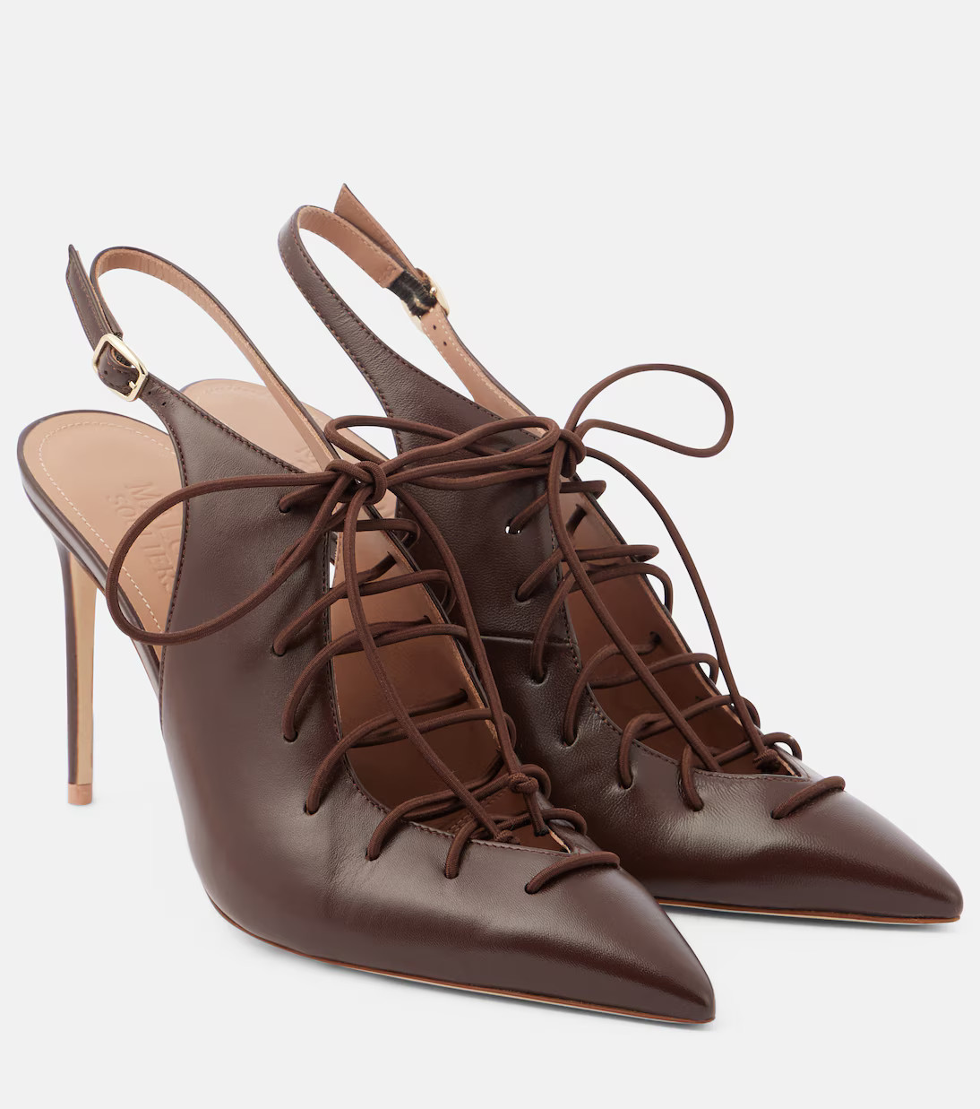 Alia 90 leather slingback pumps | Mytheresa (US/CA)