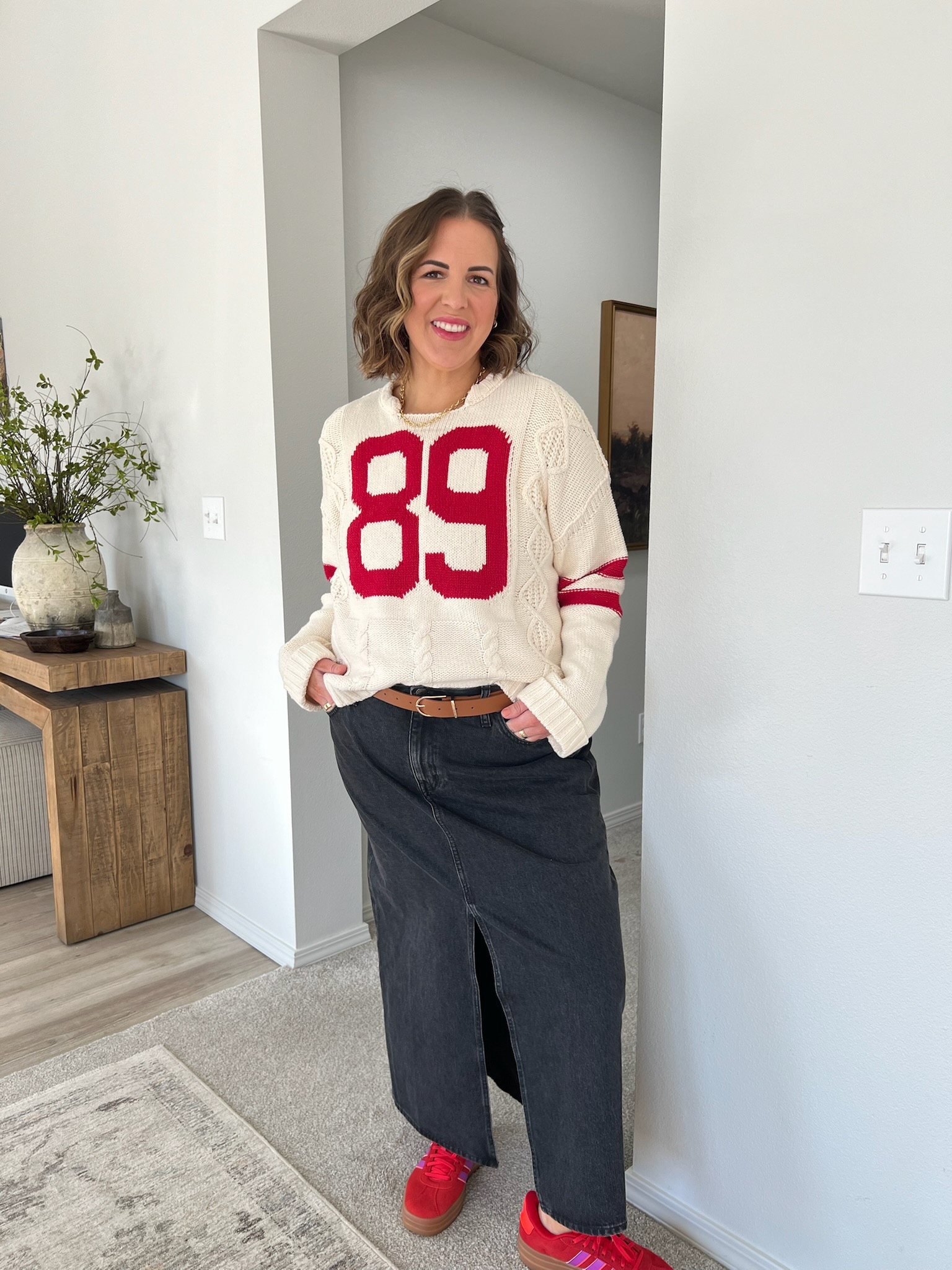 Gameday outfit inspo for spring sports!

Denim skirt, dark wash denim, outfit inspo, gameday outfit, mom style, knit sweater

#LTKSeasonal #LTKFindsUnder50 #LTKStyleTip