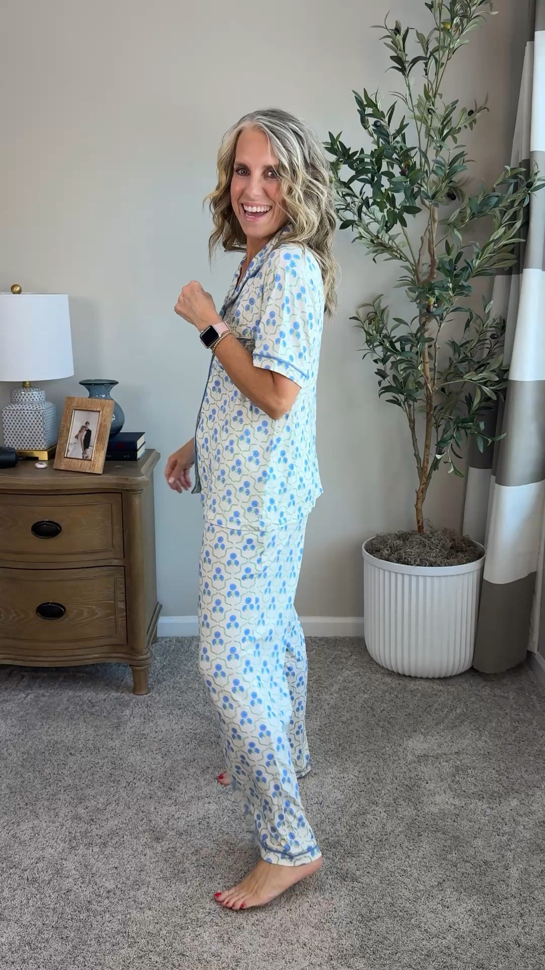 Super cute, super soft pjs. Great for home, travel, girls nights, lounging. @Mary Square Wearing Small

#LTKgrwm #LTKootd #LTKOver40