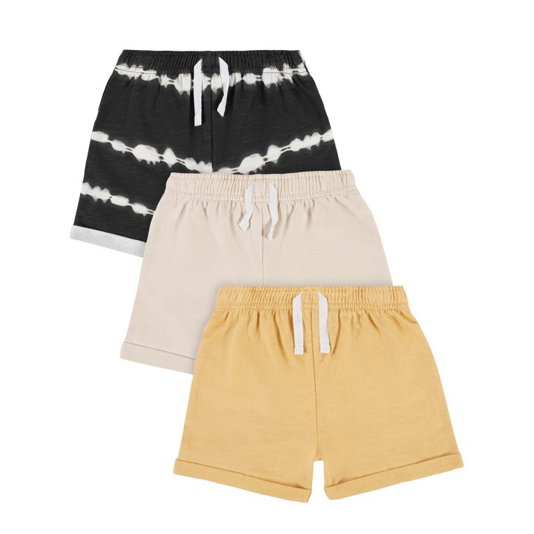 Modern Moments by Gerber Baby and Toddler Boy French Terry Shorts, 3-Pack, Sizes 12M-5T - Walmart... | Walmart (US)