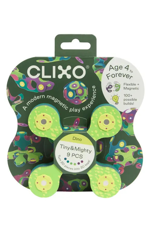 Clixo 9-Piece Tiny & Mighty Dino Pack in Green Multi at Nordstrom | Nordstrom