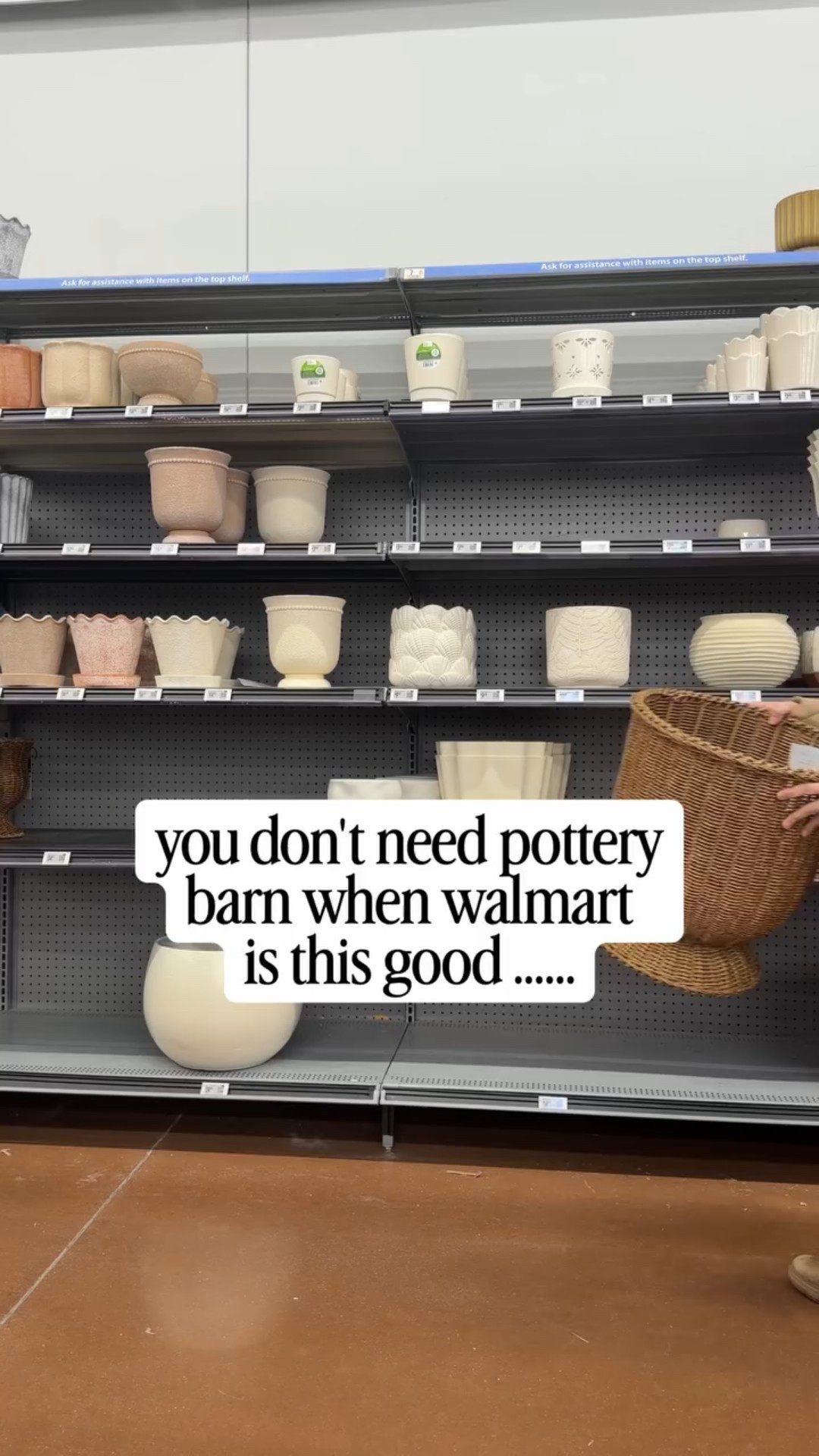 type ✨STYLE✨ & i will pop the info into your mailbox. u must fllow prior to commenting or it'll show up blank. sharing some really exciting new incredible look for less finds from walmart. i know a lot of you are spent after the holidays, i am too but love seeing all these new deals and additions. the new look for less planters and outdoor rug honestly look  designer im so excited about them.  these  are the kinds of pieces you grab now and end up so glad and you're ready to refresh for the new. look for less planters, outdoor planters, outdoor rug