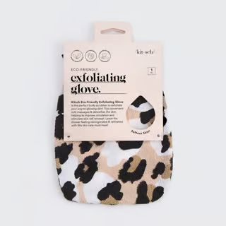 Eco-Friendly Exfoliating Glove - Leopard | KITSCH | Kitsch