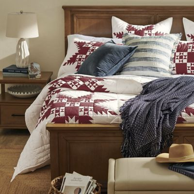 Handcrafted Northstar Cotton Quilt | Grandin Road