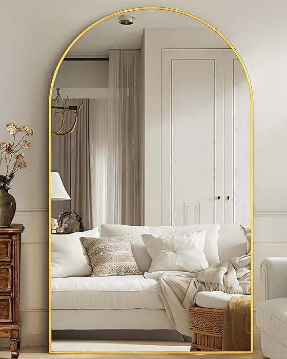 Antok Full Length Mirror, 88"x44" Oversized Floor Mirror Freestanding, Full Body Mirror Floor Sta... | Amazon (US)