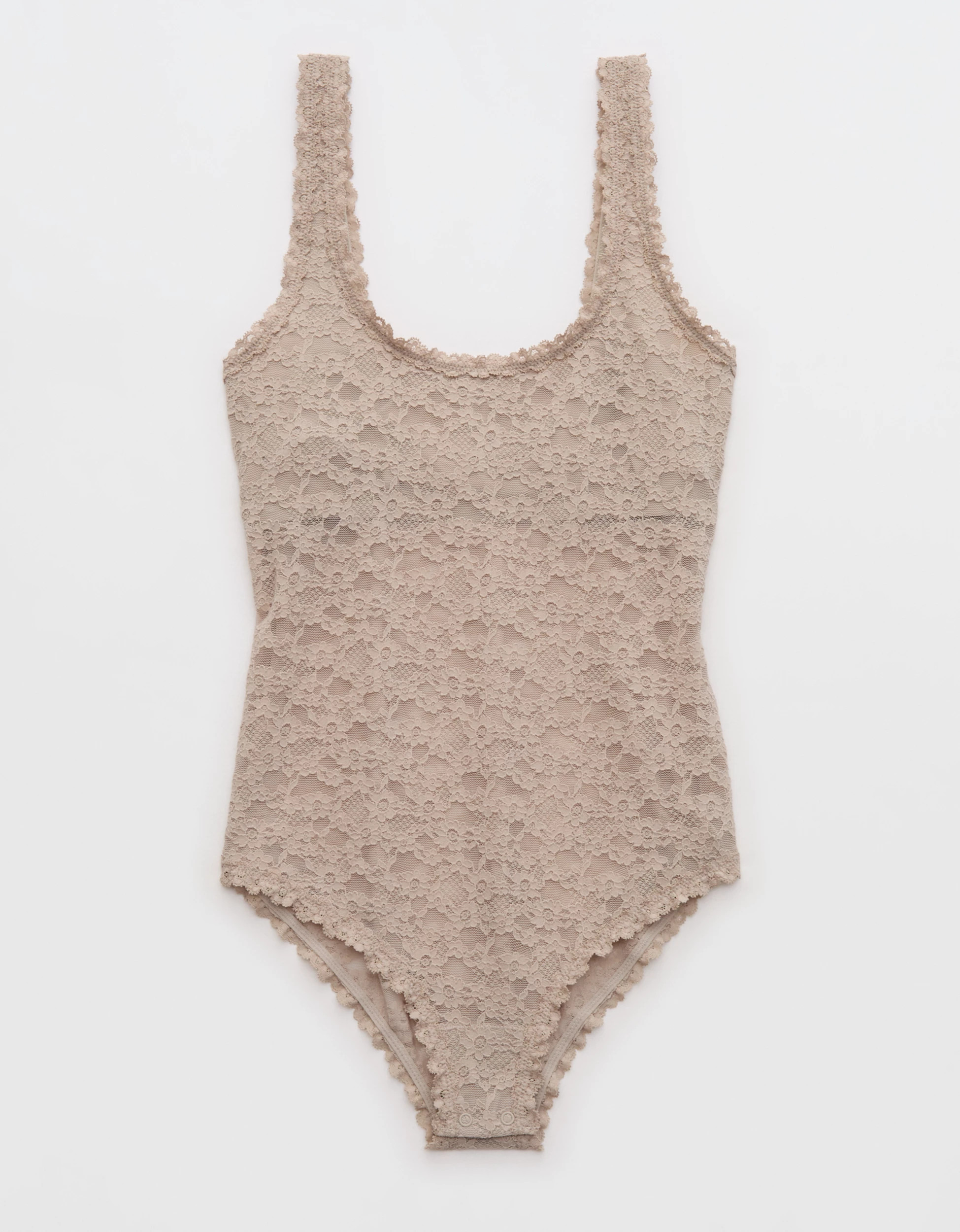 Show Off Vintage Lace Scoop Bodysuit | Aerie