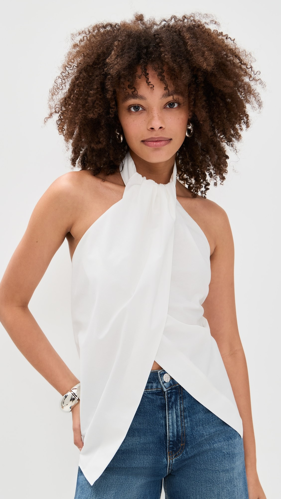 Oxford Halter Tie Back Top | Shopbop