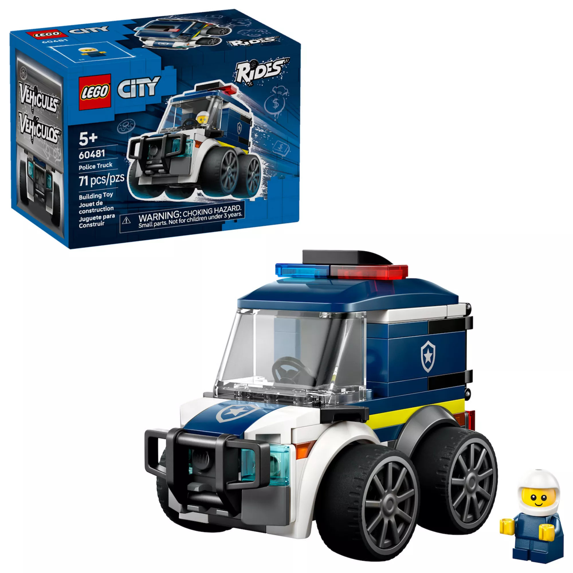 LEGO City Rides Police Truck 60481 Building Kit (71 Pieces) | Kohl's