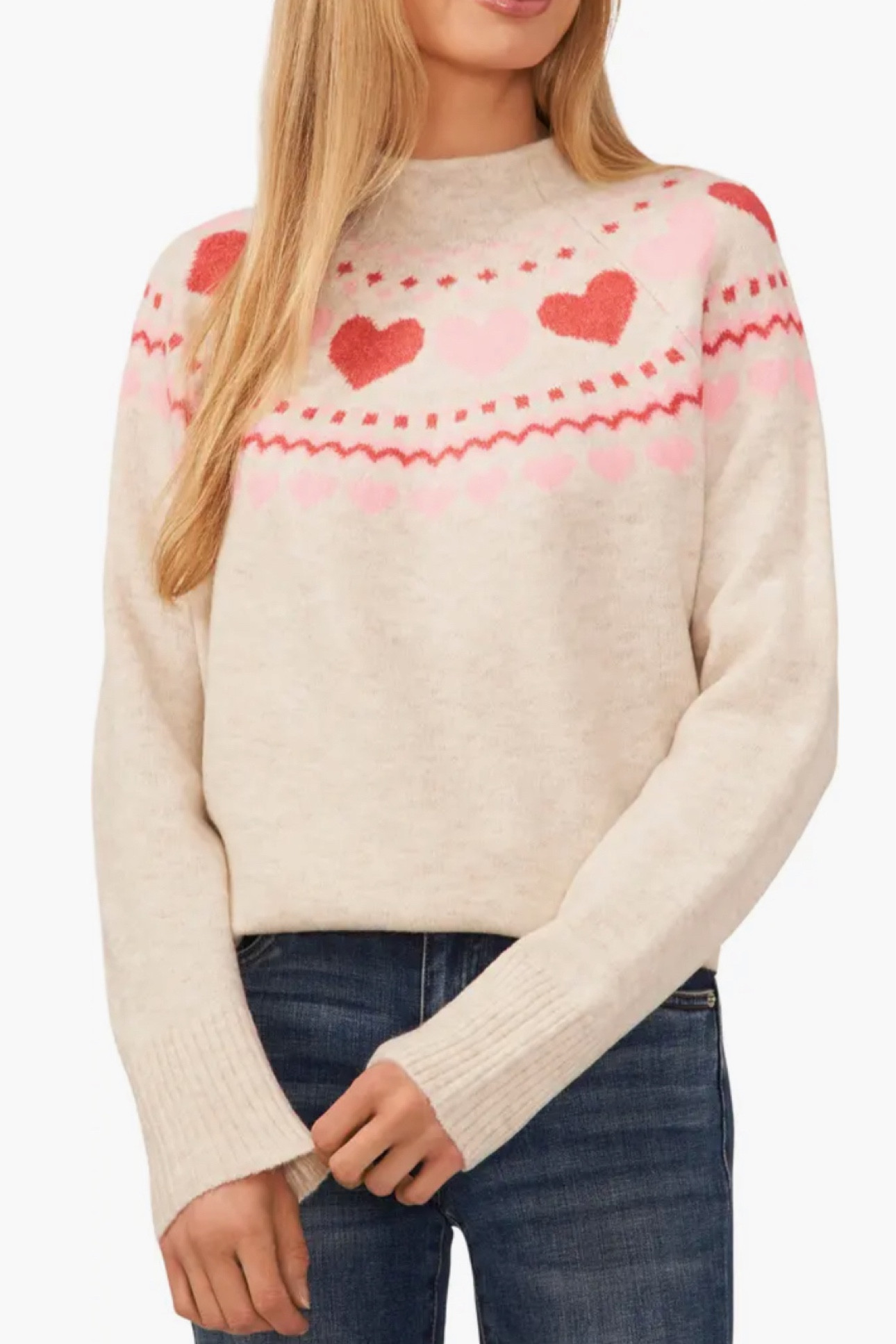 #fairisle and #hearts I love this #sweater perfect for this time of year and #valentines day 

#LTKparties #LTKHoliday #LTKfindsunder100