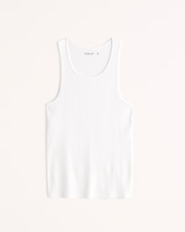 Essential Ribbed Tank | Abercrombie & Fitch (US)