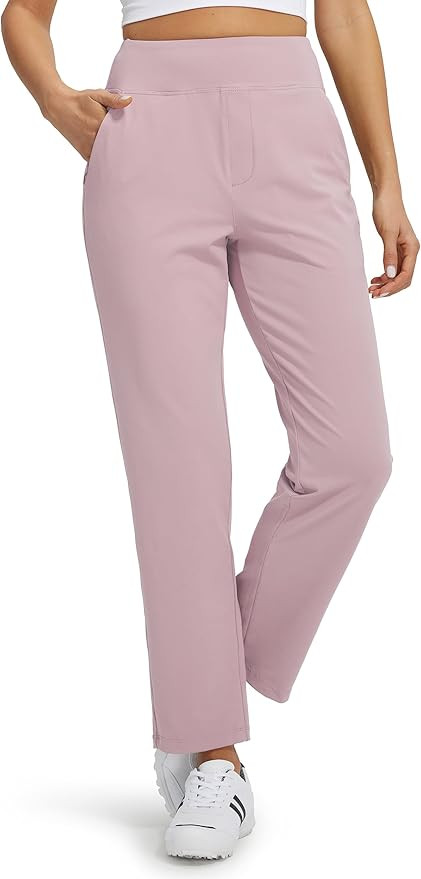 Libin Women's Golf Pants Stretchy Casual Travel Pant 7/8 Ankle Pants Athletic Sweatpants Dress Bu... | Amazon (US)