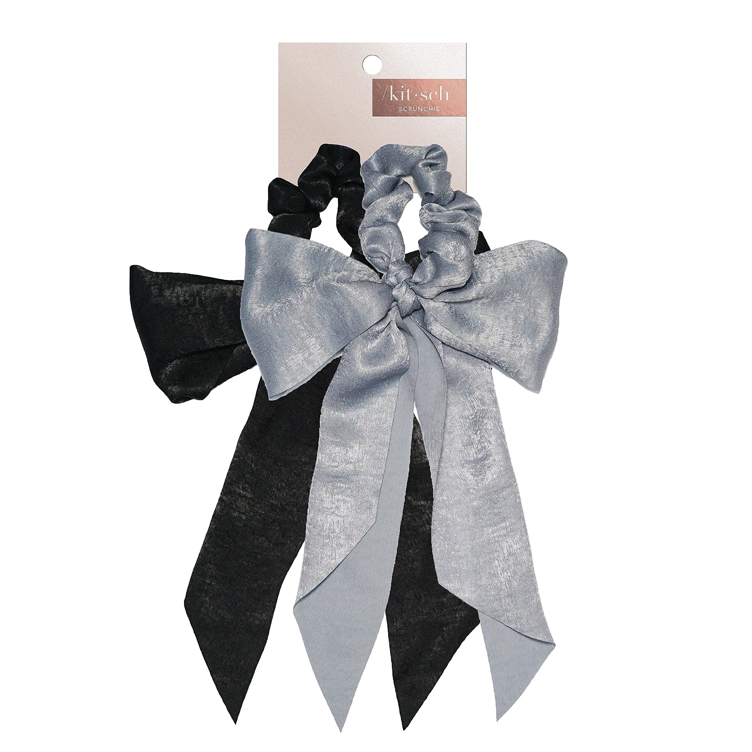 Kitsch Satin Hair Scarf Scrunchies | Softer than Silk Hair Ties for Women | Bow Scrunchies for Wo... | Amazon (CA)