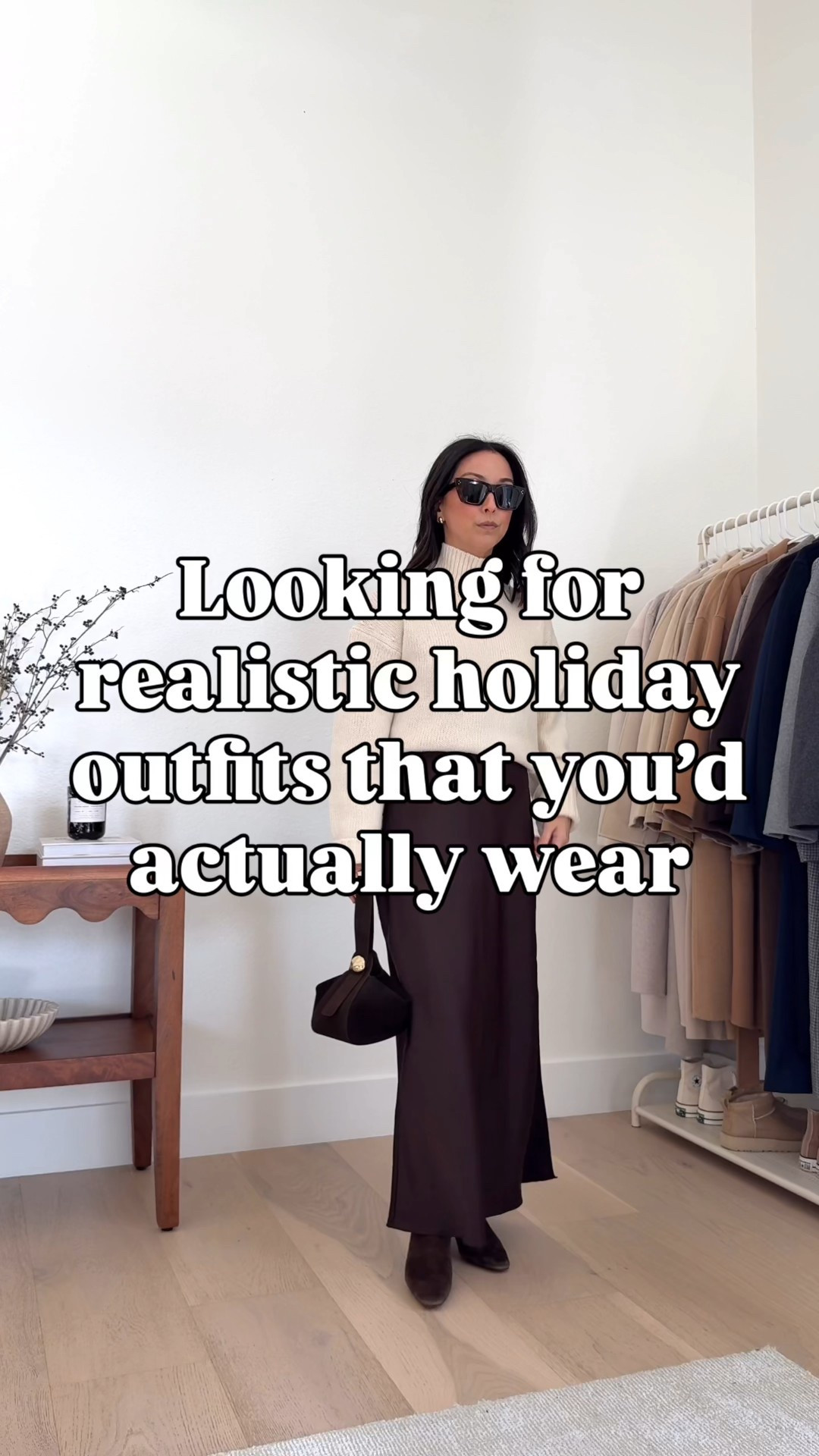 Realistic holiday outfit ideas. Friendsgiving outfit ideas. I know I'm not going anywhere fancy, so I wanted to bring you outfits that felt festive but also real. 

Look 1
Everlane cloud turtleneck sweater xs
Madewell slip skirt 00
Madewell Dime booties 5.5
Madewell bag
Celine sunglasses

Look 2
Alex Mill argyle cardigan small
J.Crew barrel jeans 24 petite
Sam Edelman loafers 5
Banana Republic bag
Celine sunglasses

Look 3
Reformation top small
J.Crew Cosmo pants xs (old style, linked updated version)
Madewell Dime booties 5.5
J.Crew bag
YSL sunglasses

Look 4
Polo Ralph Lauren dress small
Amazon Belt
Madewell flats 5
Banana Republic bag (old)
Celine sunglasses

Look 5
Aritzia sweater xs - could wear the small
J.Crew Cosmo pants petite xs
Madewell Dime booties 5.5
Madewell silver bag (old)
YSL sunglasses
Dorsey James necklace 15"

#LTKHoliday #LTKPetite #LTKCyberWeek