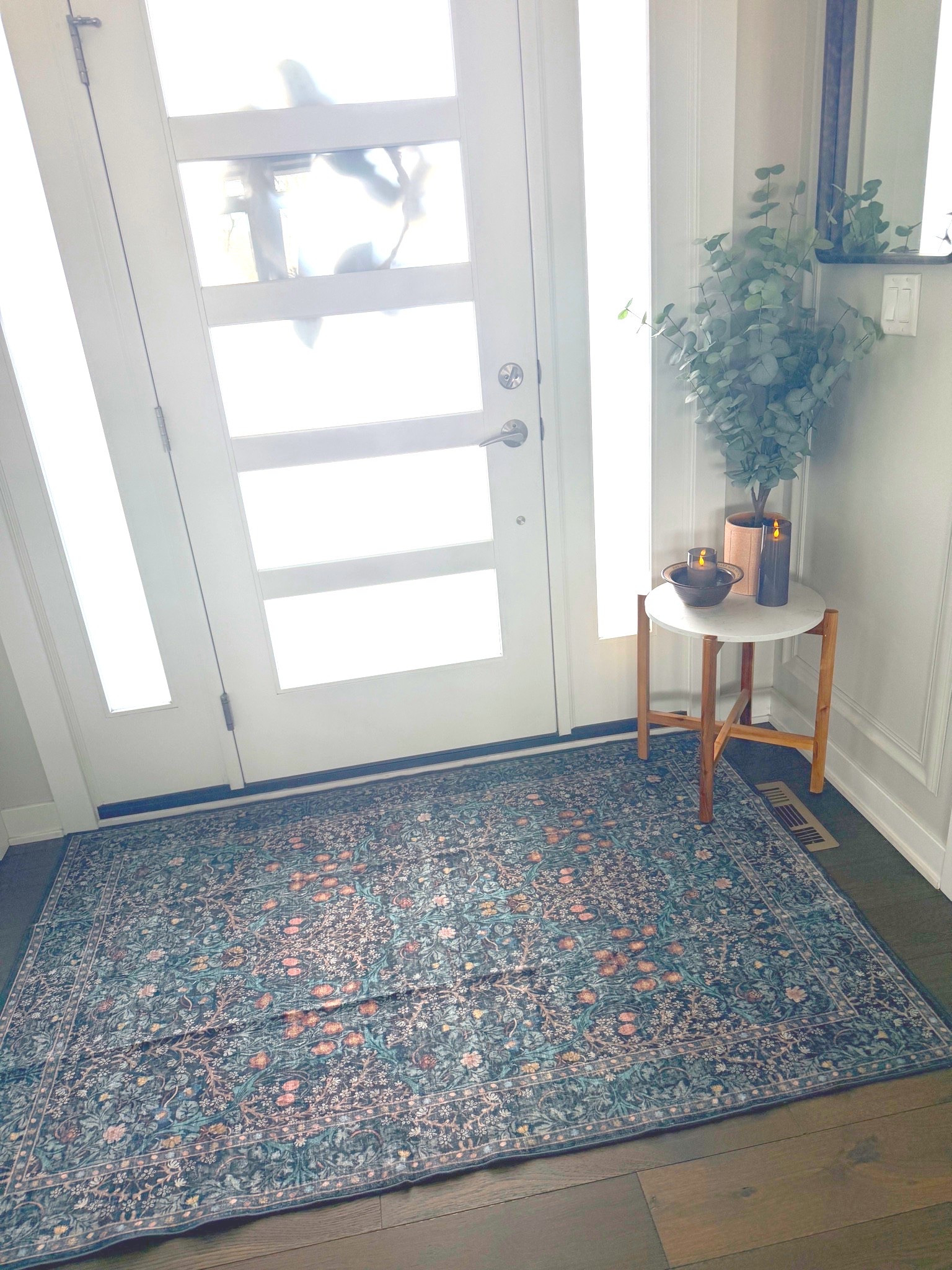 Love love this new front door entrance indoor rug. It’s SUPER soft, machine washable, and the colors and pattern are gorgeous. 

#LTKHome #LTKSeasonal #LTKmomlife