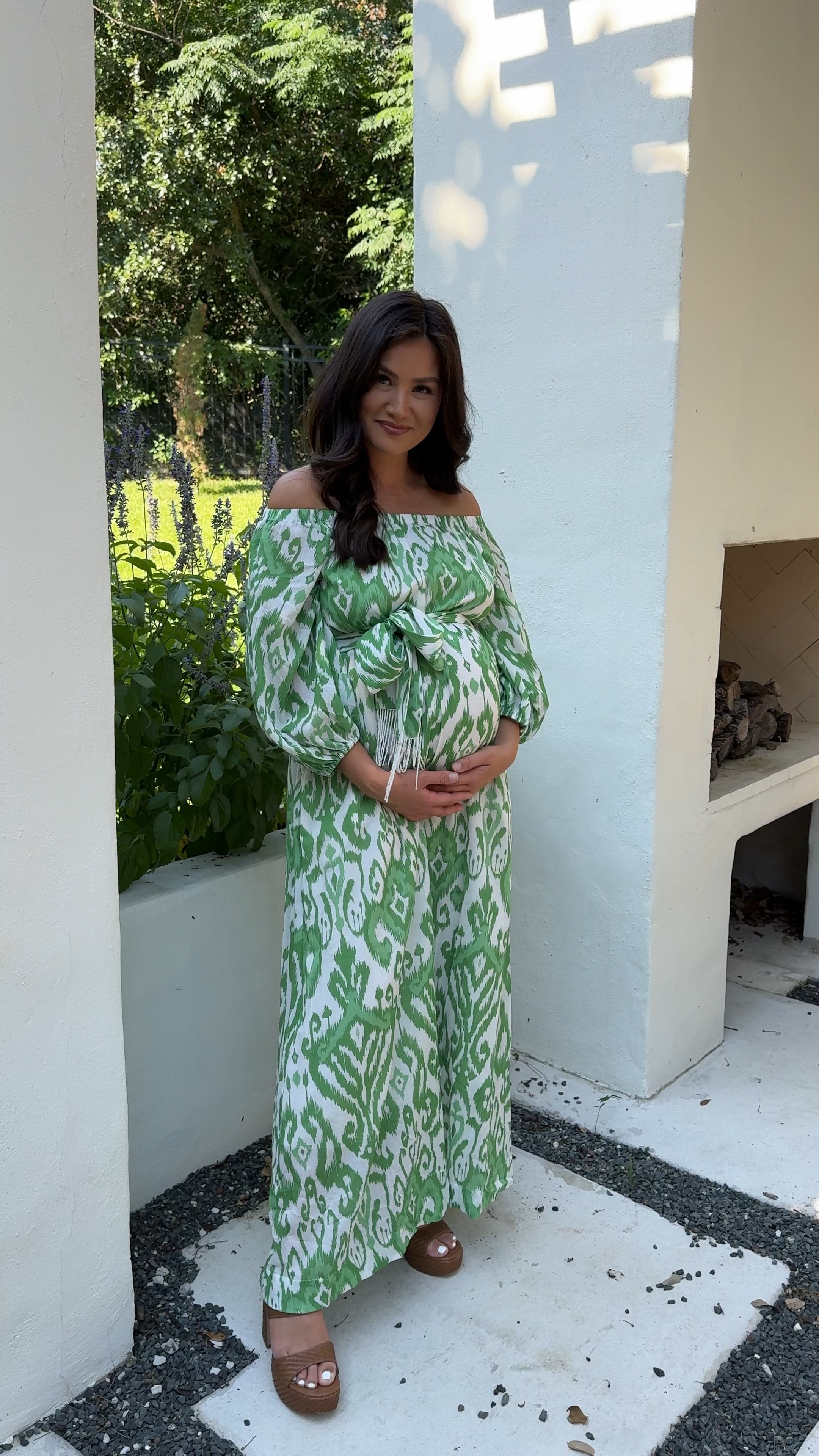 Love this bump friendly dress for a summer wedding by Mestiza! 

#LTKBump #LTKWedding #LTKParties