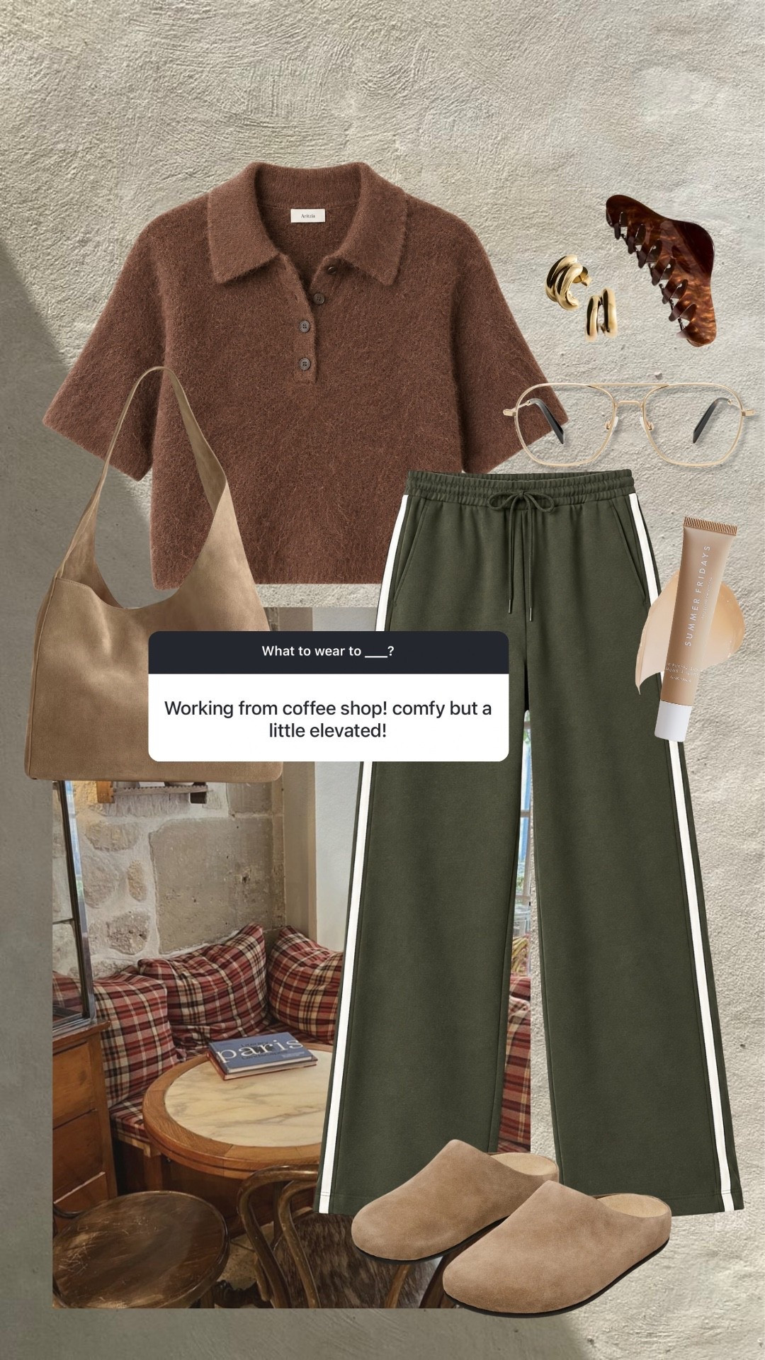 What to wear working from a coffee shop! #kathleenpost

Remote work outfit, comfy chic look, casual work outfit

#LTKootd #LTKSeasonal