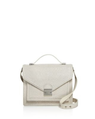 Loeffler Randall Rider Medium Lizard-Embossed Leather Satchel | Bloomingdale's (US)
