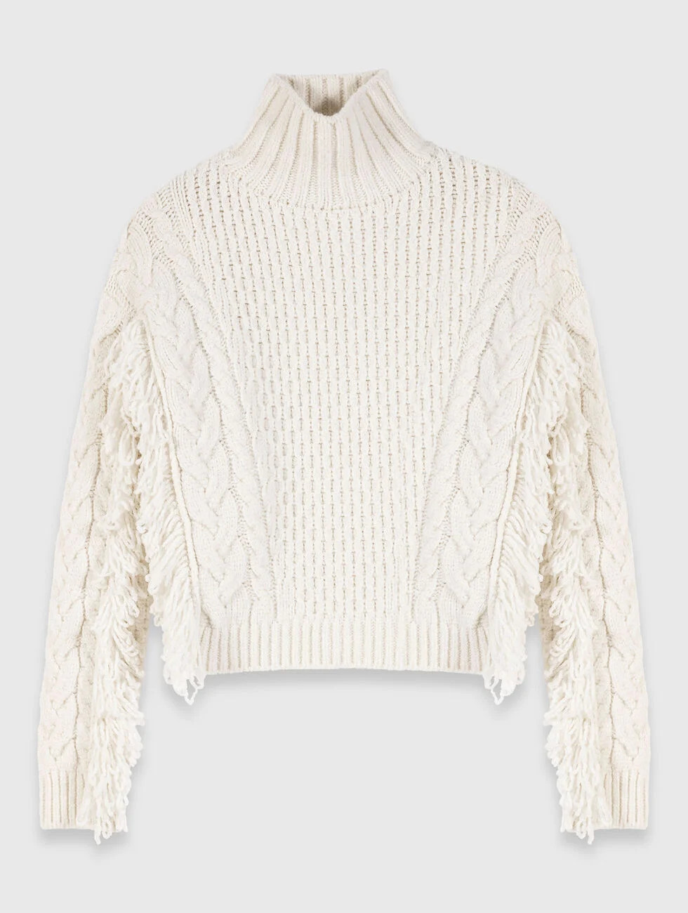Wool-blend sweater White for Women | Maje | Maje US