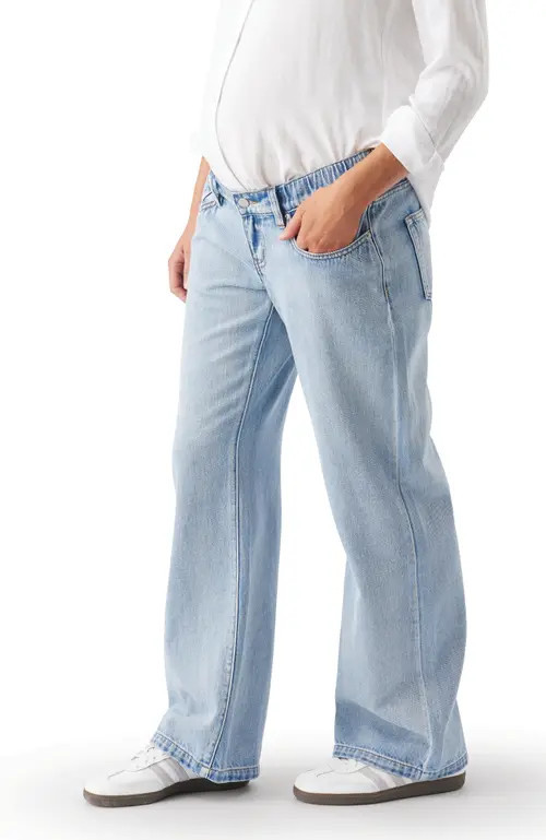 Ripe Maternity Billie Elastic Waist Jean in Light Wash at Nordstrom, Size Medium 31 Au | Nordstrom