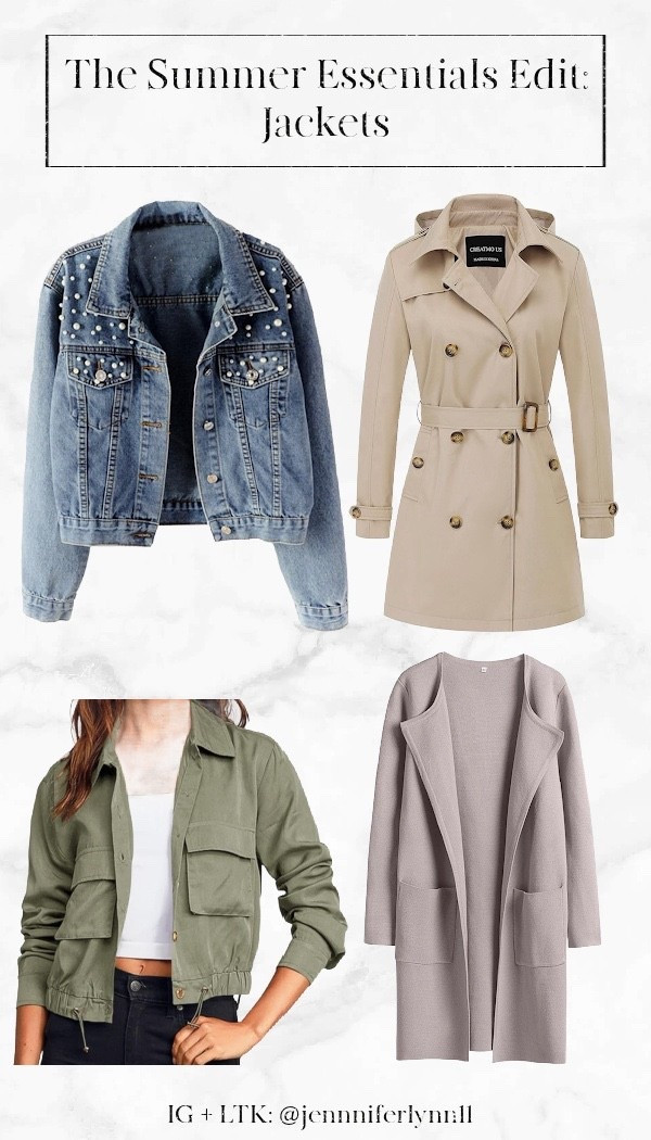 I know I know. Summer shouldn’t need jackets but think about cold restaurants, chilly nights etc. These are great for those times you need a little something to ward off the chill. Plus they will take you into fall  

#LTKSummerEdit #LTKFindsUnder100 #LTKSeasonal