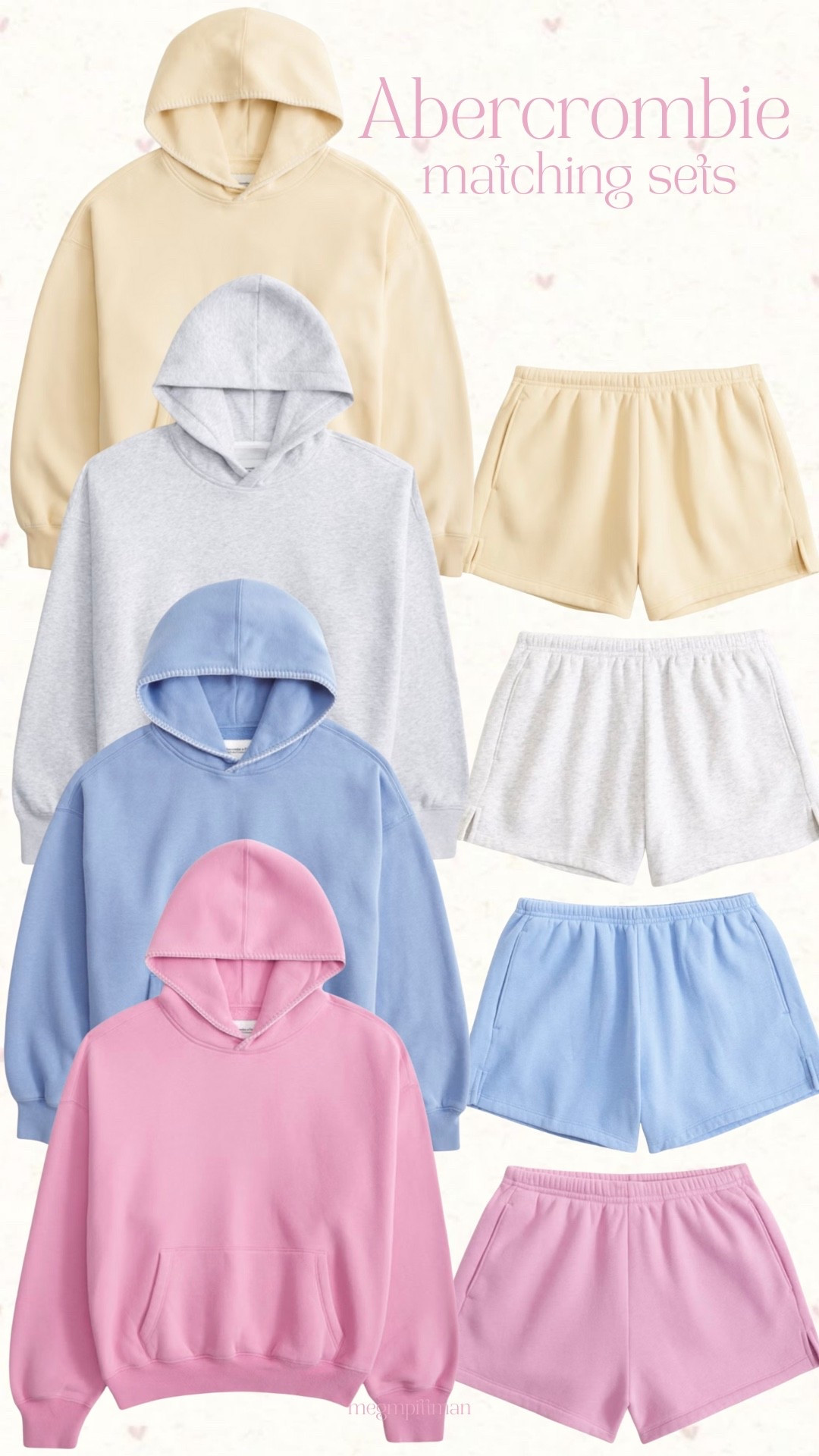 The cutest matching hoodies and shorts 🤩 so many good color options for spring 

#LTKActive #LTKSeasonal #LTKootd