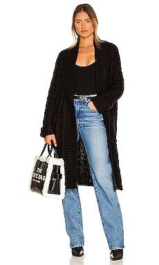 Sanctuary Ultimate Cable Cardi in Black Nite from Revolve.com | Revolve Clothing (Global)