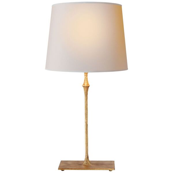 Dauphine Bedside Lamp in Gilded Iron with Natural Paper Shade by Studio VC | Bellacor