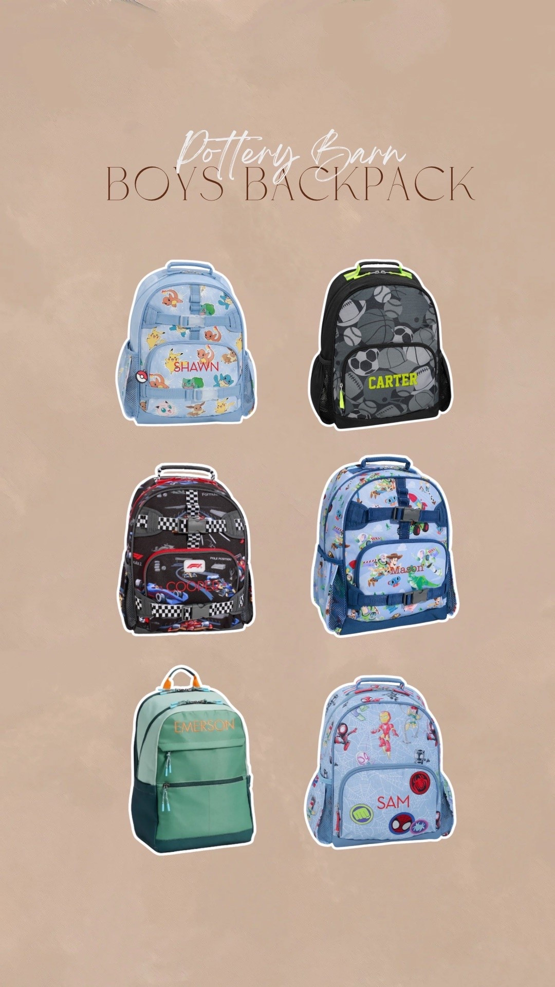 Pottery barn boys backpack!

#LTKdayinmylife #LTKKids #LTKTravel