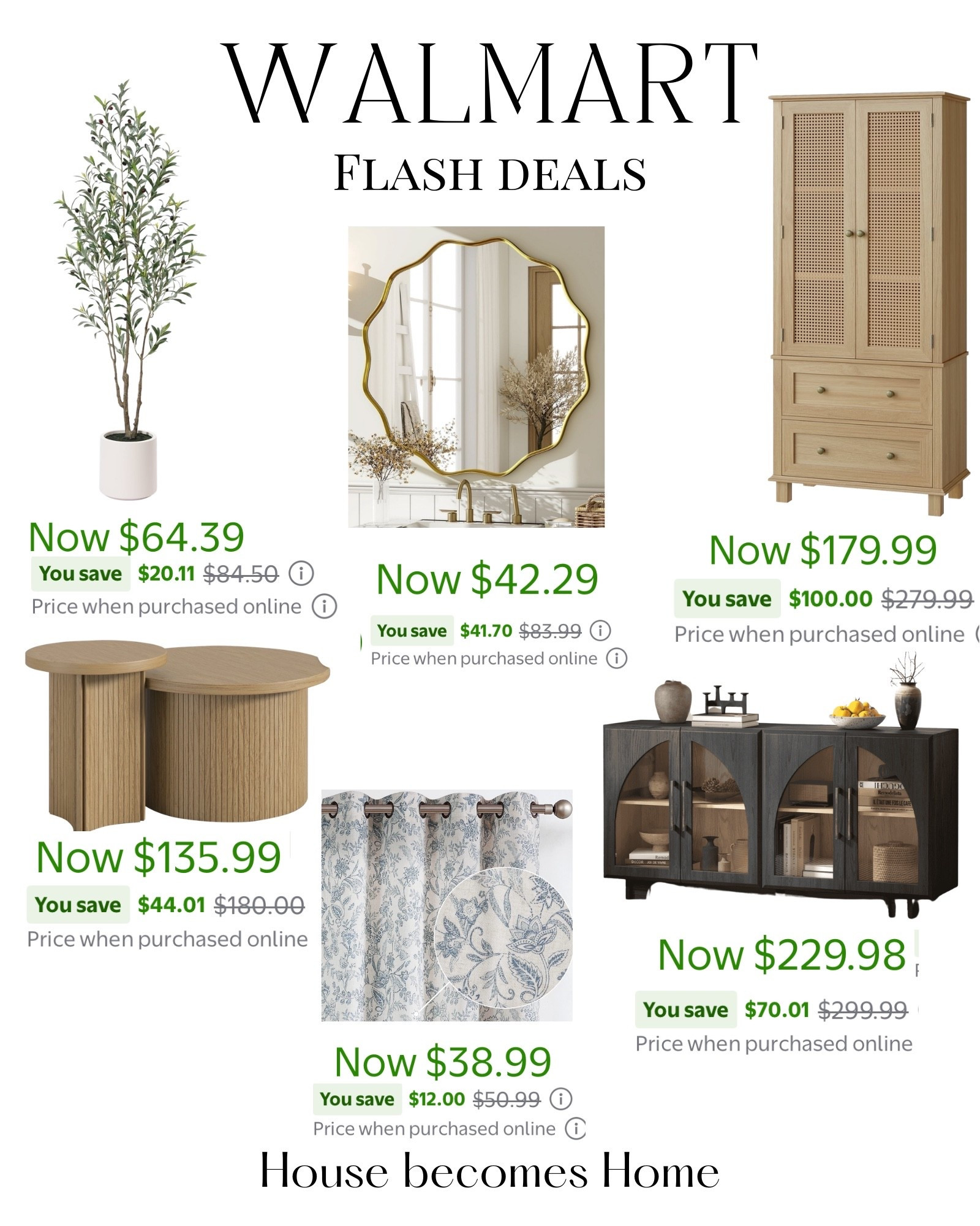 Walmart flash deals! 

#LTKHome #LTKSaleAlert #LTKSeasonal