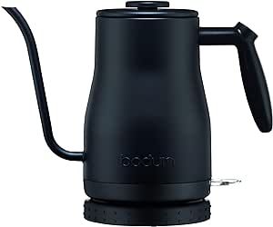 Bodum 11940-01US Bistro Gooseneck Electric Water Kettle, 34 Ounce, Black | Amazon (US)