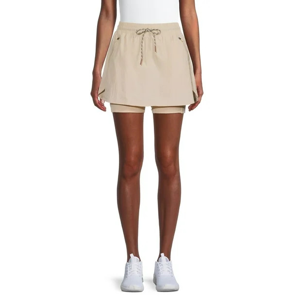Avia Women's Hiking Skort With Drawstring | Walmart (US)