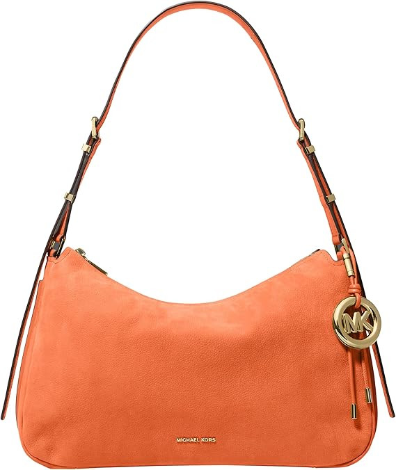 Michael Kors Women's Nolita Medium Top-Zip Convertible Shoulder, Gold-Tone Hardware/Leather, Mimo... | Amazon (US)