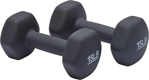 Amazon Basics Neoprene Dumbbell Hand Weights for Exercise and Muscle Toning | Amazon (US)