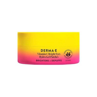 derma e Vitamin C Bright Eyes Hydro Gel Patches - 60ct | Target