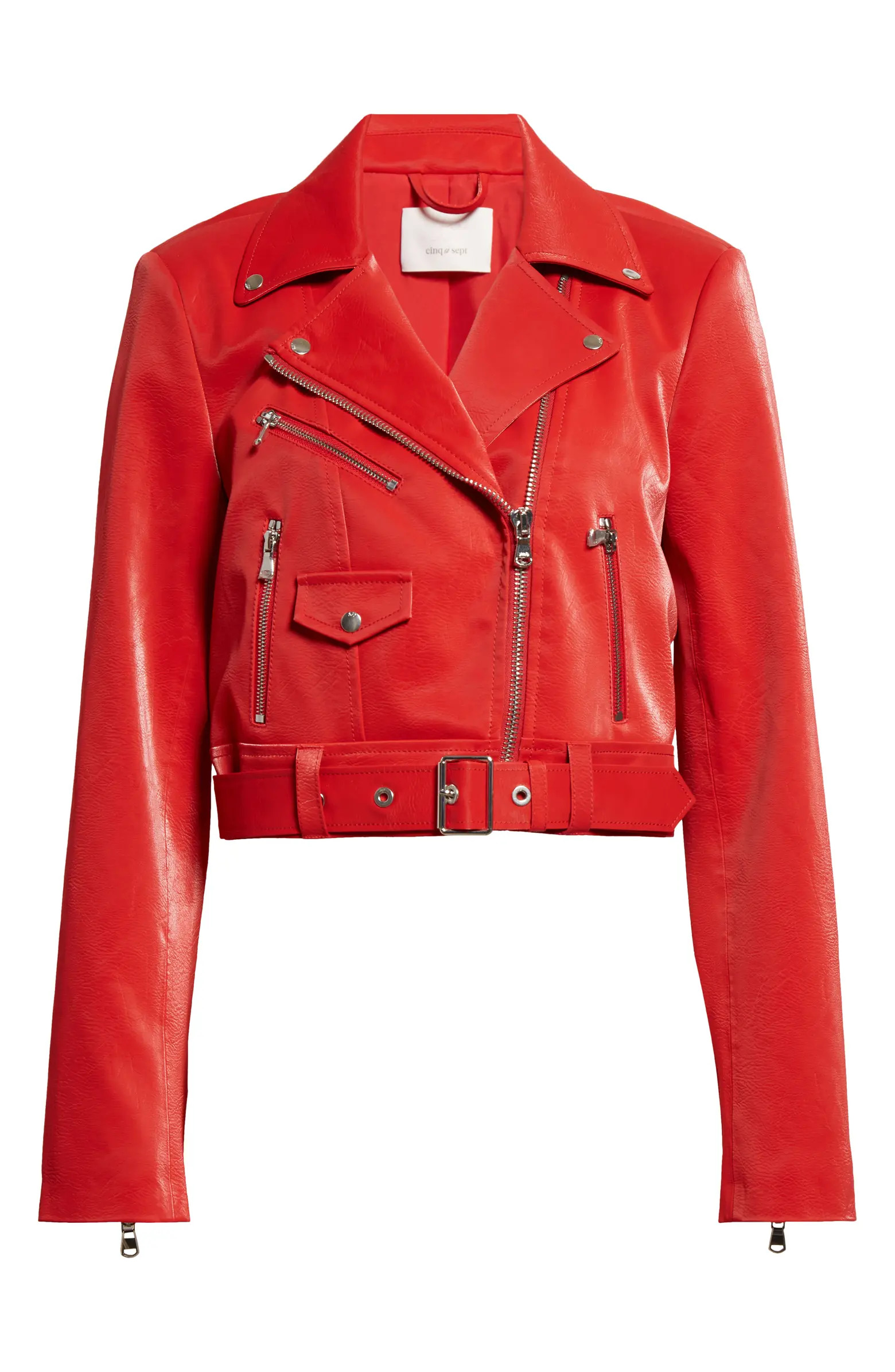 Cinq à Sept Zoe Faux Leather Moto Jacket | Nordstrom | Nordstrom