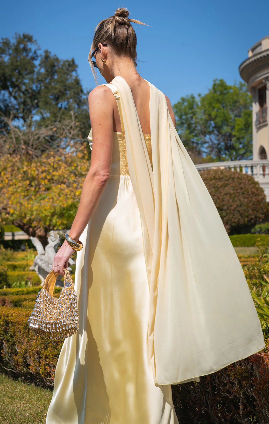 Soiree Shawl ~ Pale Yellow Chiffon | Show Me Your Mumu