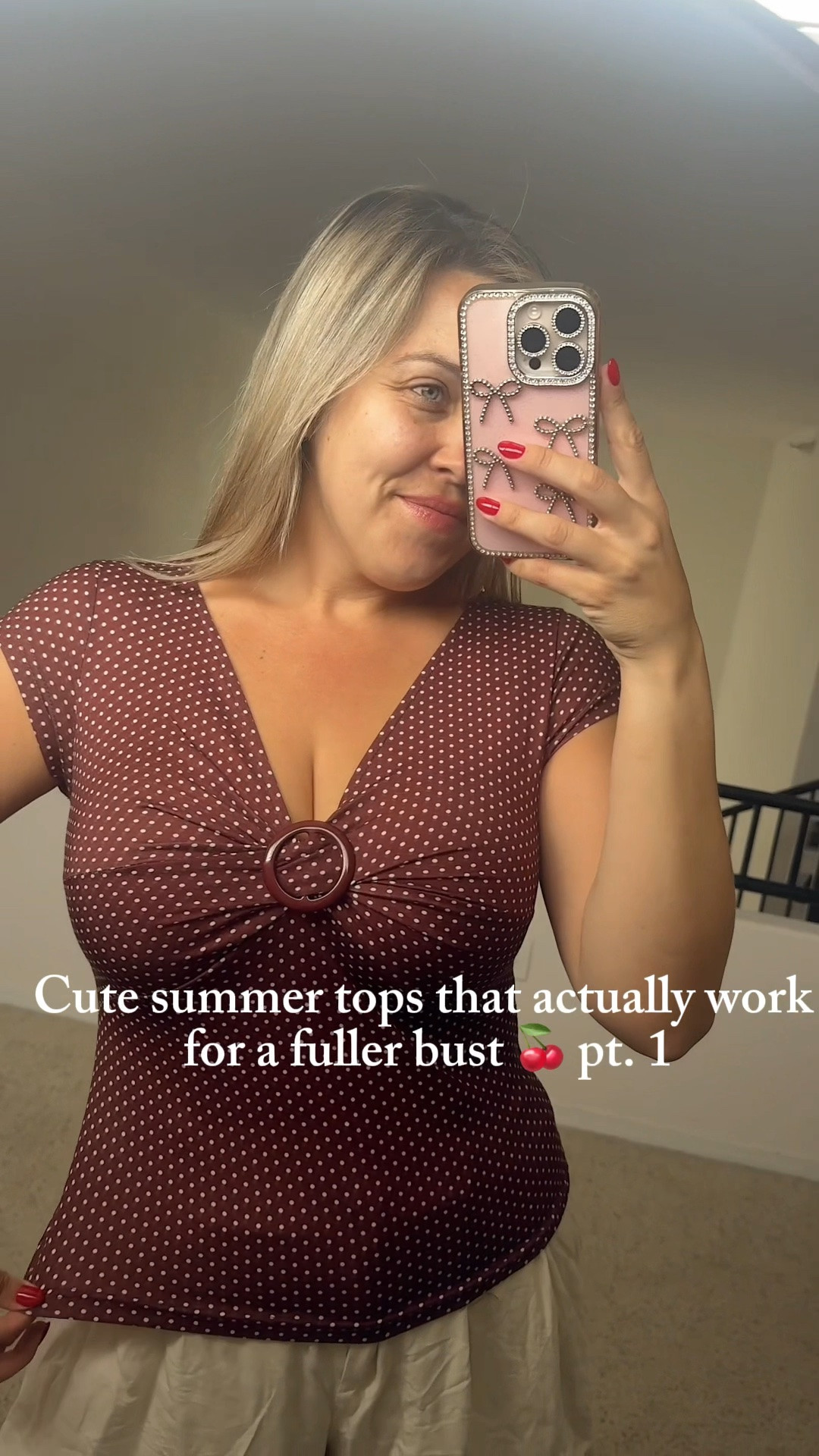 Fuller bust summer tops
Polka dot short sleeve top
Black vneck top for larger chest
Summer fashion 
Summer tops for women
Amazon summer tops
Fuller bust fashion

#LTKootd #LTKSaleAlert #LTKMidsize