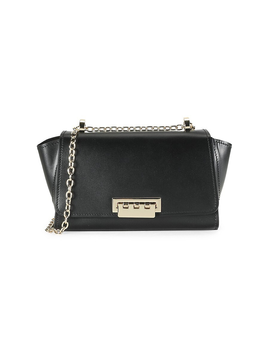 ZAC Zac Posen Women's Mini Eartha Leather Crossbody Bag - Black | Saks Fifth Avenue OFF 5TH