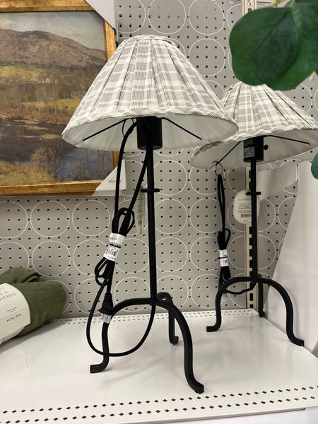 Tripod lamp with lampshade from Studio McGee 

#LTKSeasonal #LTKfindsunder50 #LTKhome