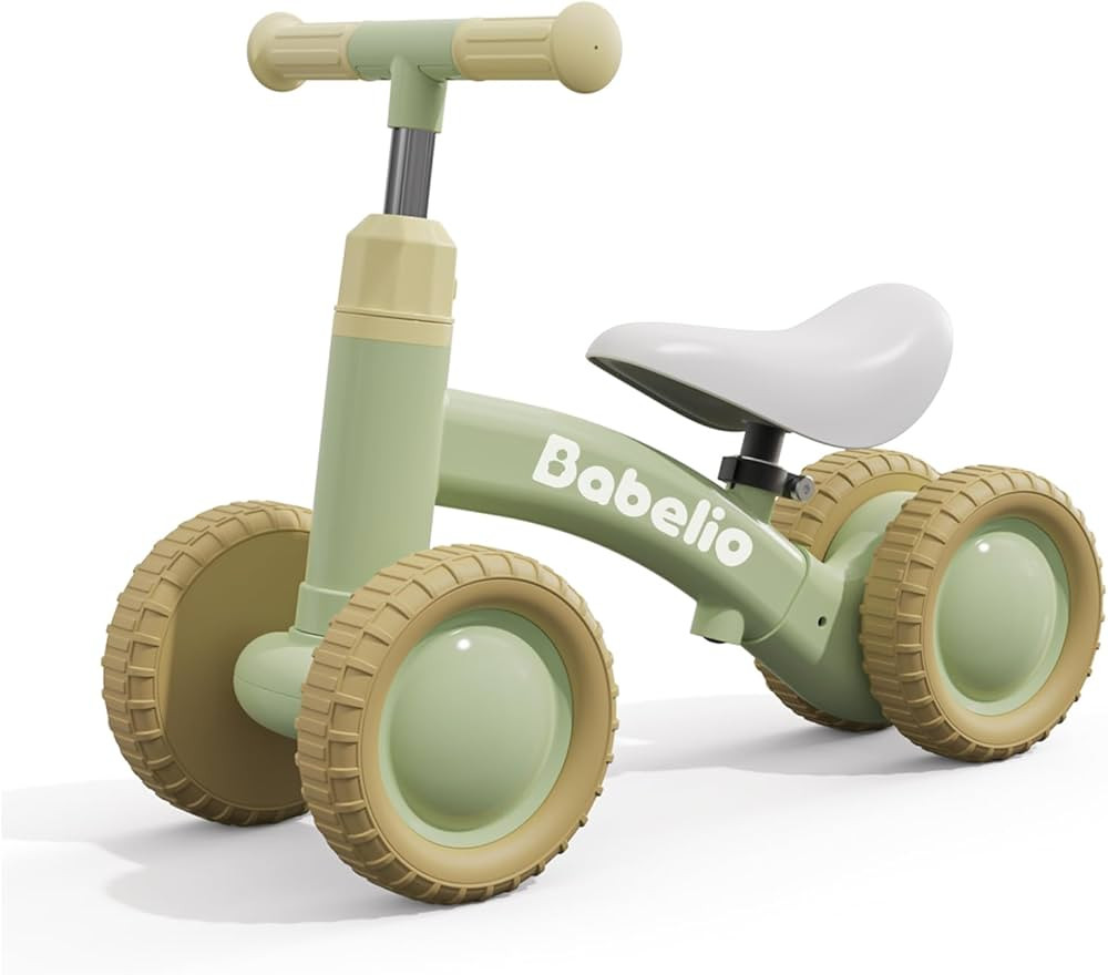 BABELIO Baby Balance Bike for 1 Year Old Boys Girls with Adjustable Seat & Handlebar, Toddler Bik... | Amazon (US)