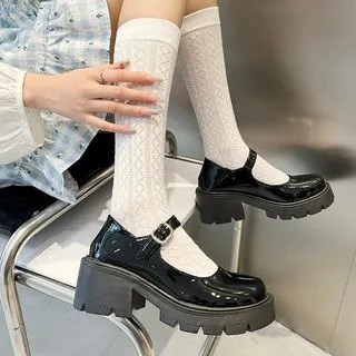 Chunky Heel Mary Jane Shoes | YesStyle Global