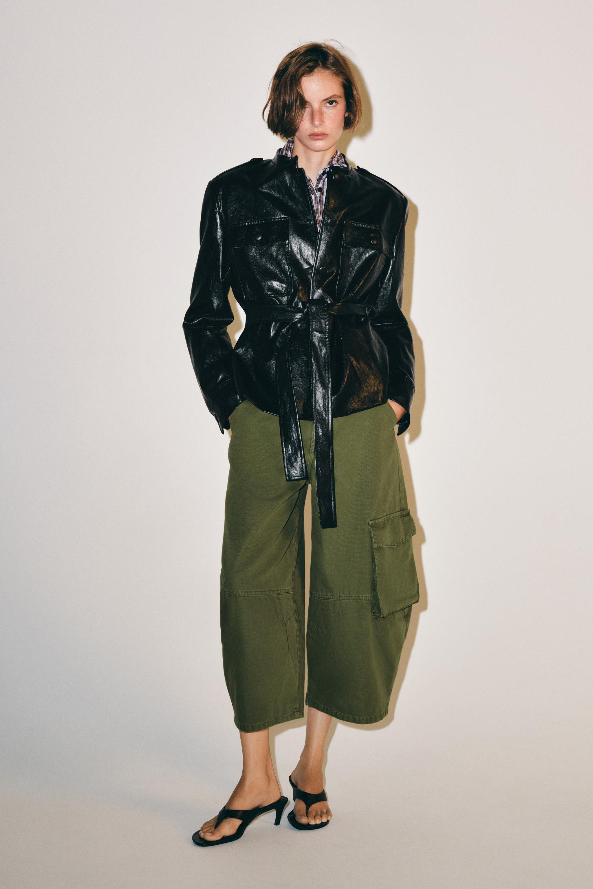 ZW COLLECTION JACKE IN LEDEROPTIK | Zara DE